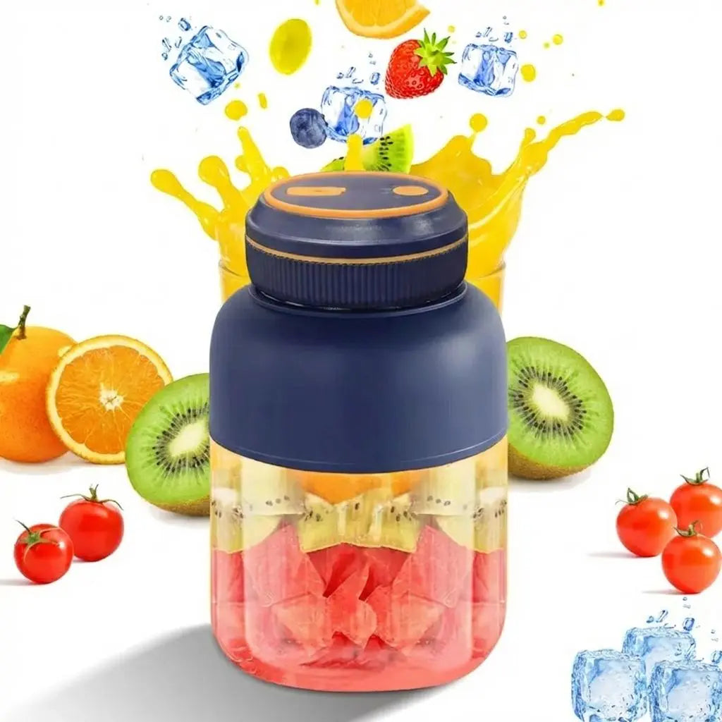 Portable Juicer and Blender Cup, USB Rechargeable Multifunctional Smoothie Maker, Essential Summer Appliance