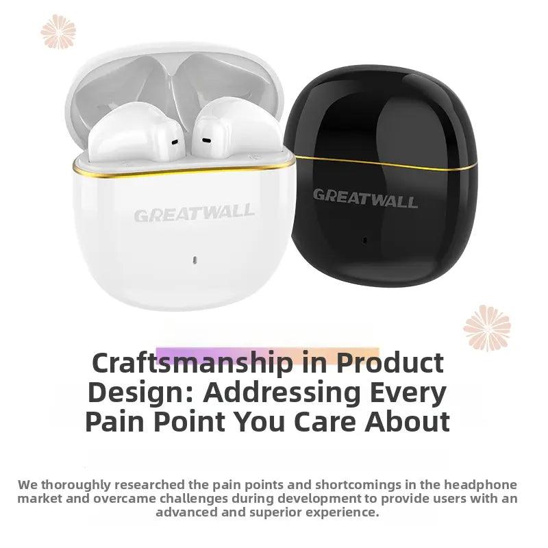 Wireless Earbuds Bluetooth 5.4 ,Sports-Grade Water Resistance,Built-In Microphone,Enc Dual-Microphone Noise Cancellation, Ai-Powered Sound Enhancement,Lightweight and Compact, Ideal for Sport, Work, Study and Travel. Smart Voice