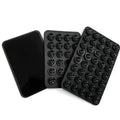 3Pcs Silicone Suction Cup Phone Mount, Double-Sided & Single-Sided Hands-Free Strong Grip Phone Holder for Tiktok Videos Selfies Shower Mirror, Non-Slip Reusable Phone Stand